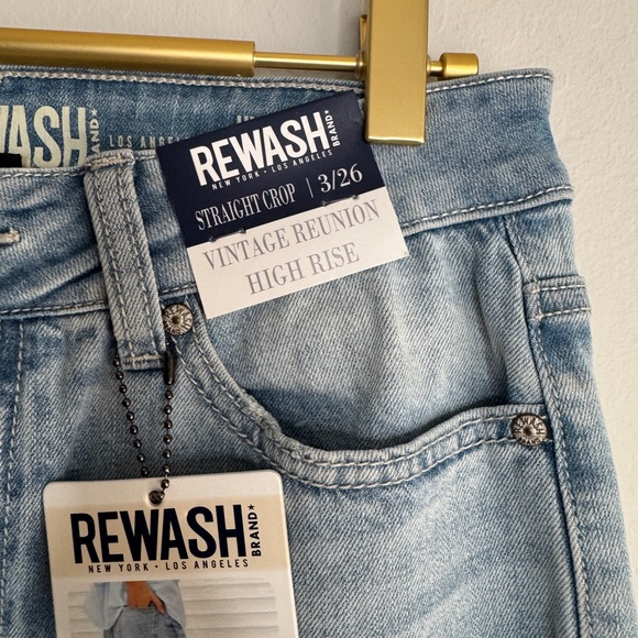 Rewash Faded Blue Ripped Jeans - Picture 4 of 7